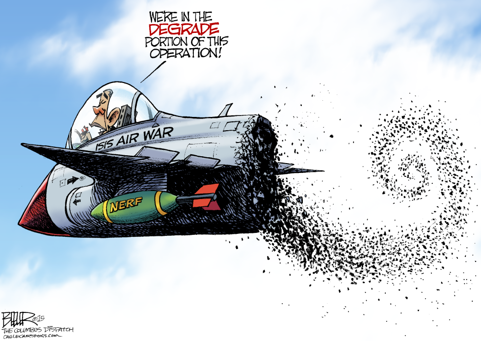  BOMBS OVER ISIS by Nate Beeler