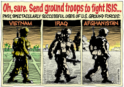 GROUND TROOPS TO FIGHT ISIS  by Monte Wolverton