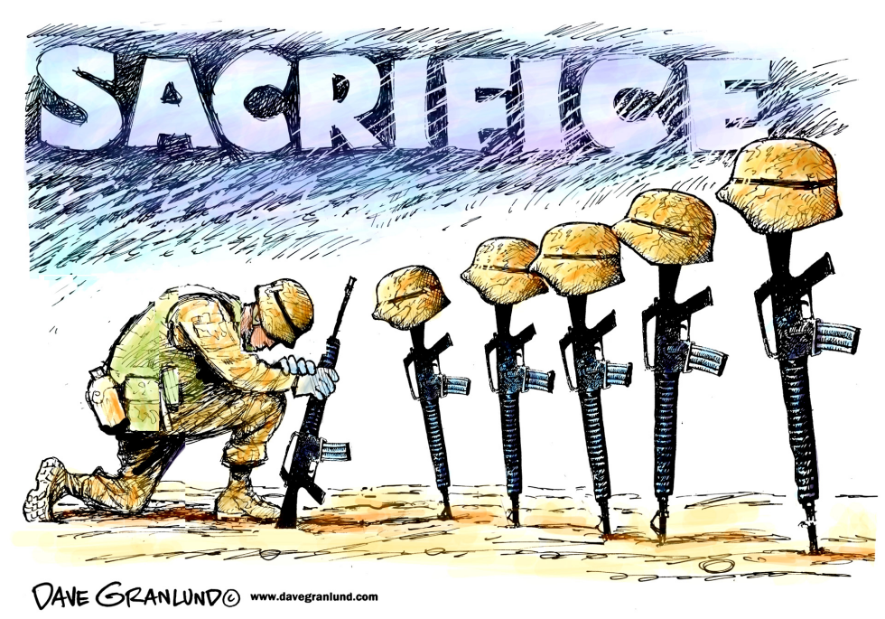  MEMORIAL DAY AND ULTIMATE SACRIFICE by Dave Granlund