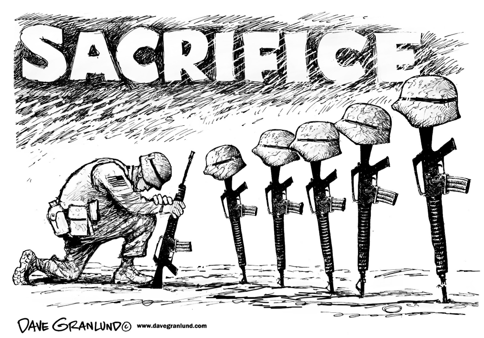  MEMORIAL DAY AND ULTIMATE SACRIFICE by Dave Granlund