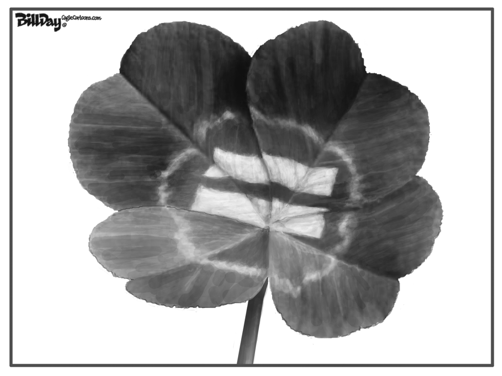  IRISH FOUR LEAF CLOVER    by Bill Day