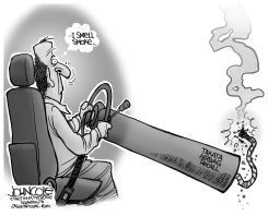 AIRBAG RECALL BW by John Cole