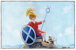 NICOLA STURGEON NEW UK BRITANNIA by Iain Green