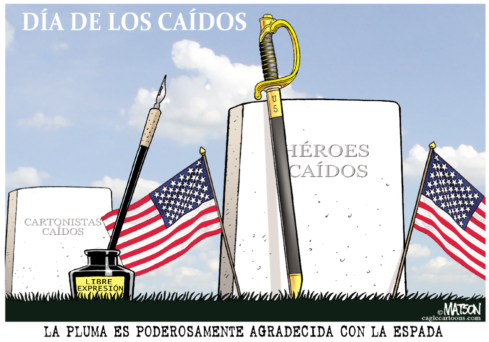 En el Dia de los Caidos la Pluma es Agradecida