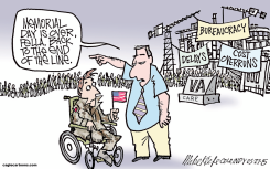 POST MEMORIAL DAY  by Mike Keefe