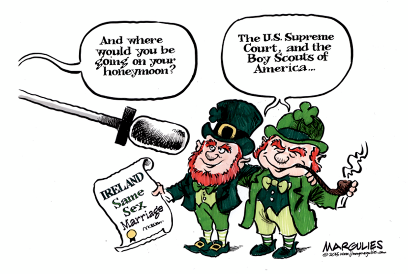 Ireland same sex marriage color