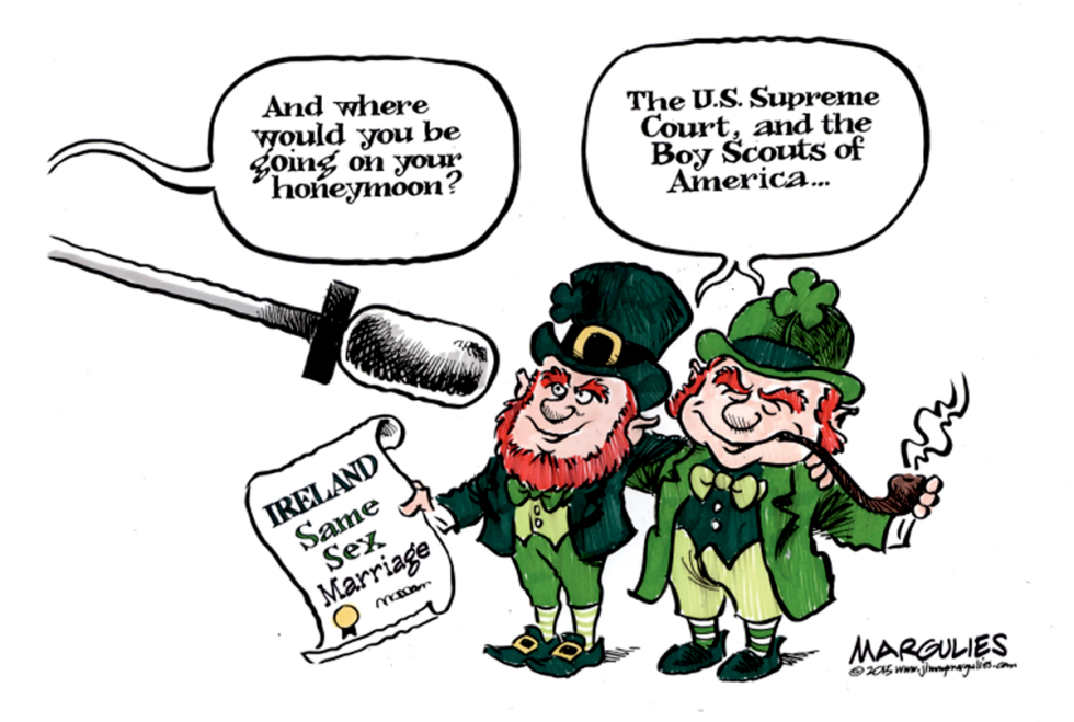 Ireland same sex marriage color