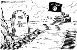 ISIS GAINS GROUND by Rick McKee