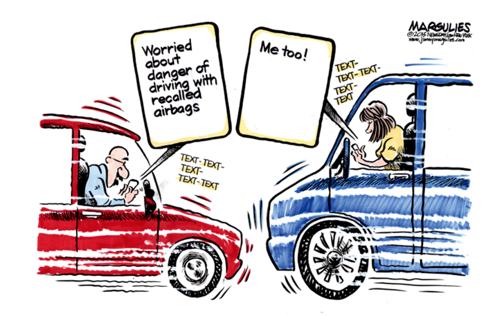 Airbag recall color
