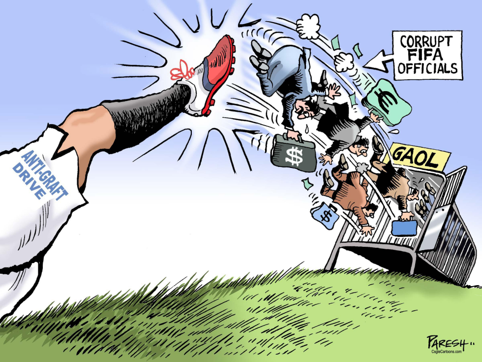  FIFA ANTI-GRAFT DRIVE by Paresh Nath