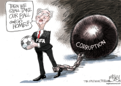 SOCCER HOOLIGANS  by Pat Bagley