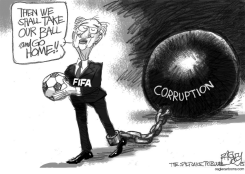 SOCCER HOOLIGANS by Pat Bagley