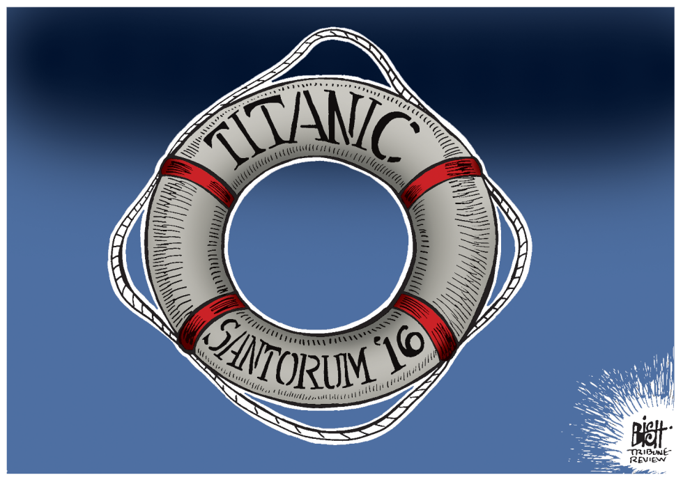 SANTORUM SETS SAIL, COLOR