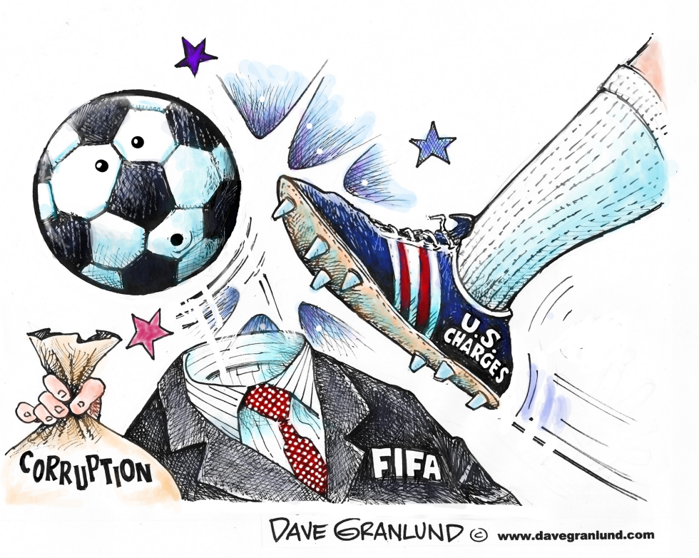  FIFA CORRUPTION CHARGES by Dave Granlund