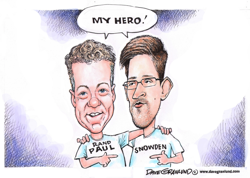 Rand Paul and Edward Snowden