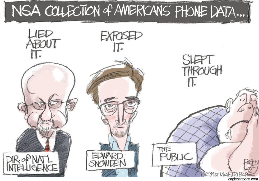  NSA PHONE DATA  by Pat Bagley