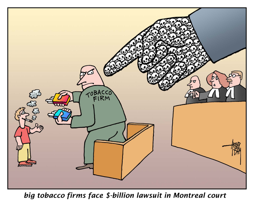 tobacco in court