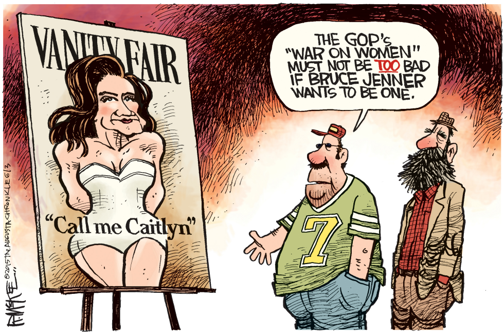  BRUCE JENNER by Rick McKee