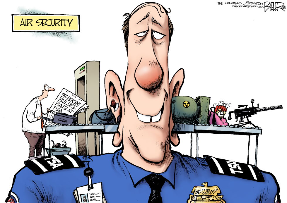  TSA SCREENING by Nate Beeler