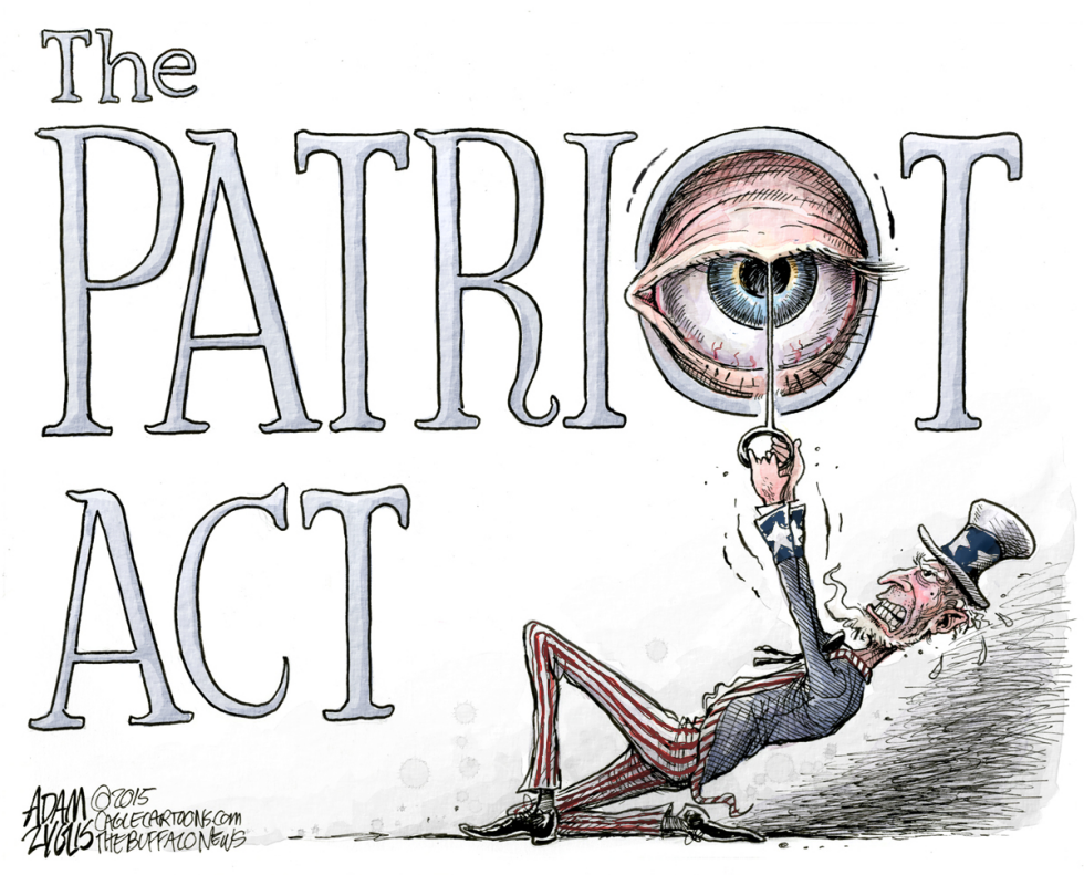  PATRIOT ACT by Adam Zyglis