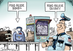 TSA SCREENING by Joe Heller