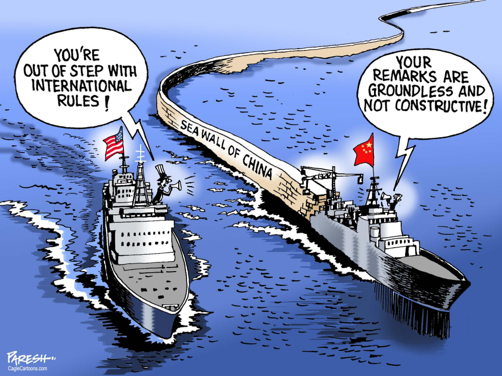  SOUTH CHINA SEA TENSIONS by Paresh Nath