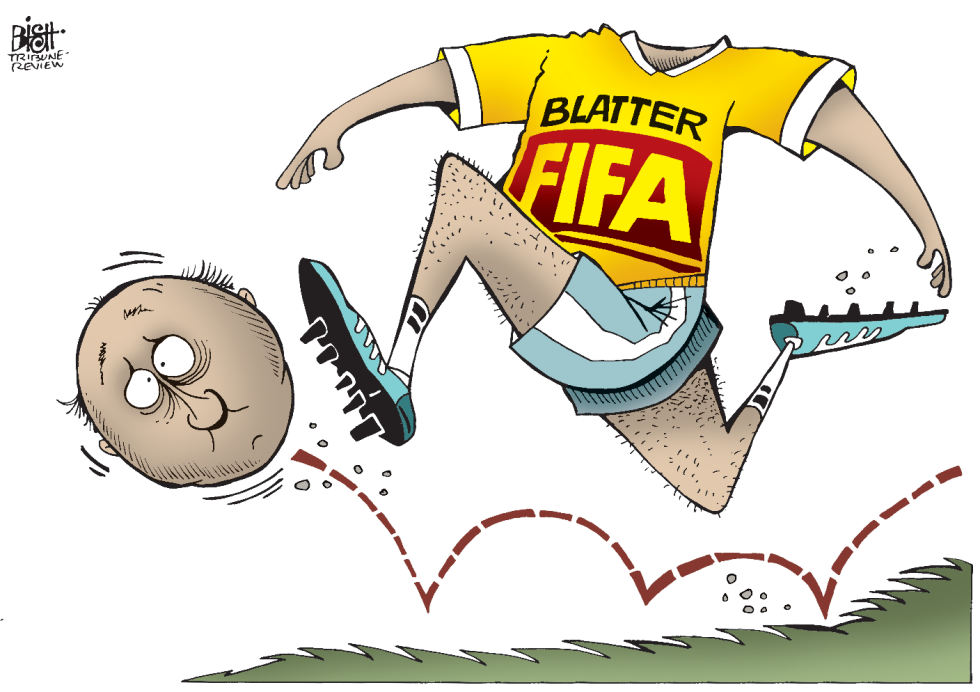 FIFA LOSES ITS HEAD, COLOR