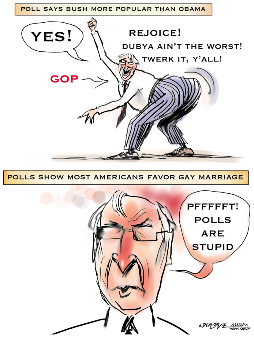 GOP Poll Dancing