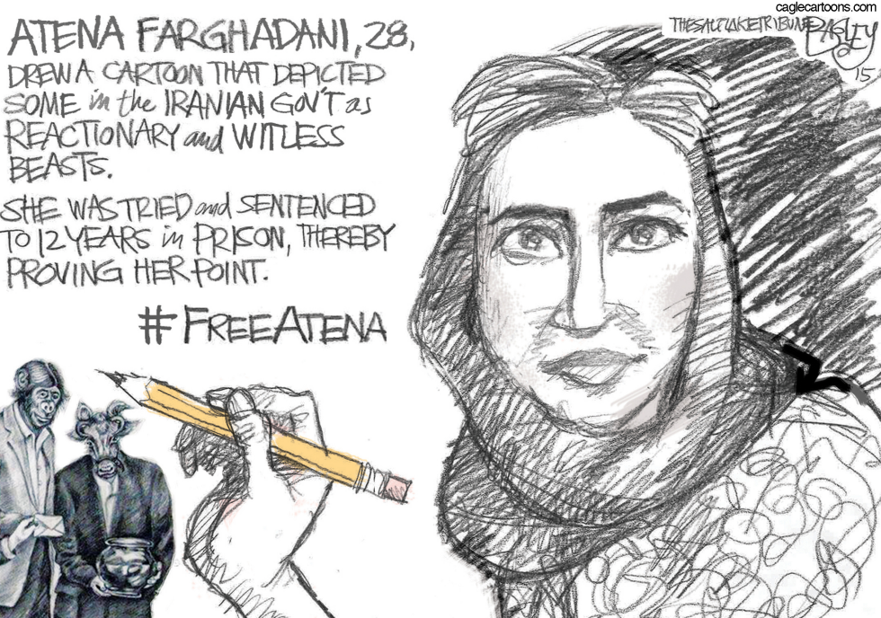  ATENA FARGHADANI by Pat Bagley