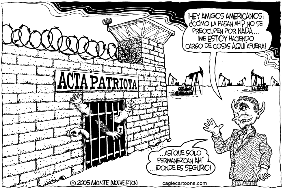  PANICO POR EL ACTA PATRIOTA by Wolverton