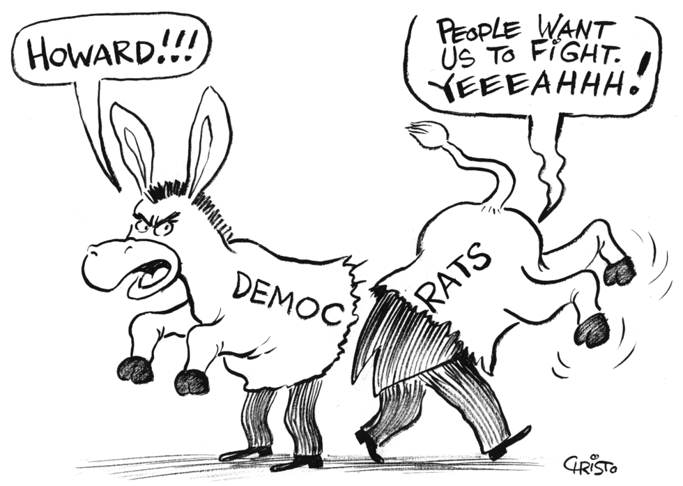 Dean And Dems - BW