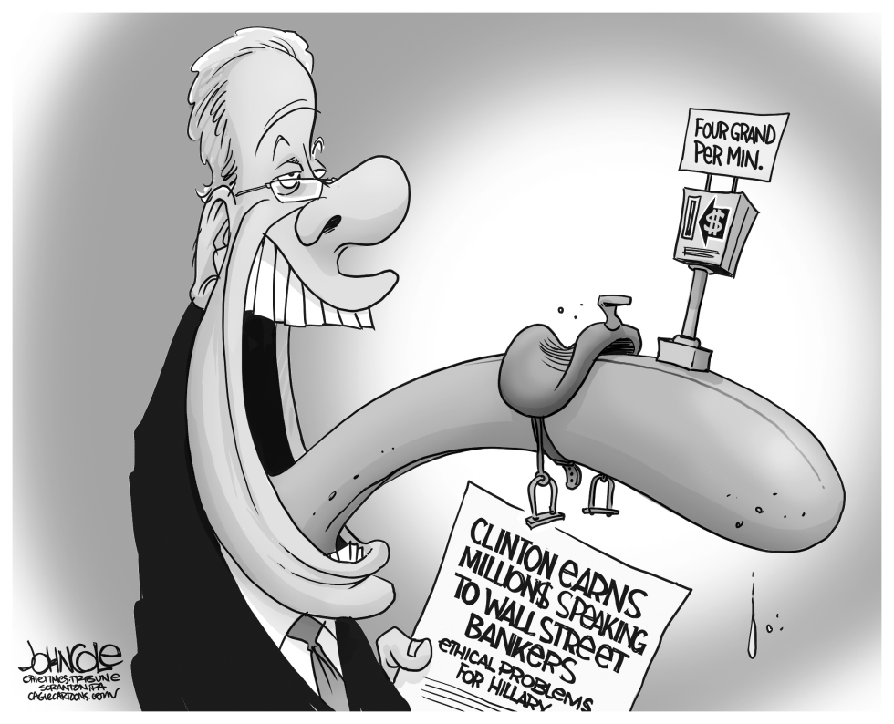 Clinton speaking fees BW