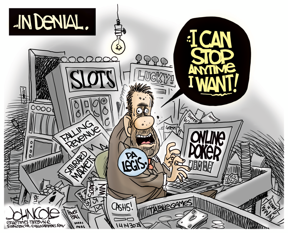 LOCAL PA -- The problem gambler COLOR