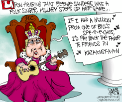 QUEEN HILLARY FOLK SINGER  by Gary McCoy