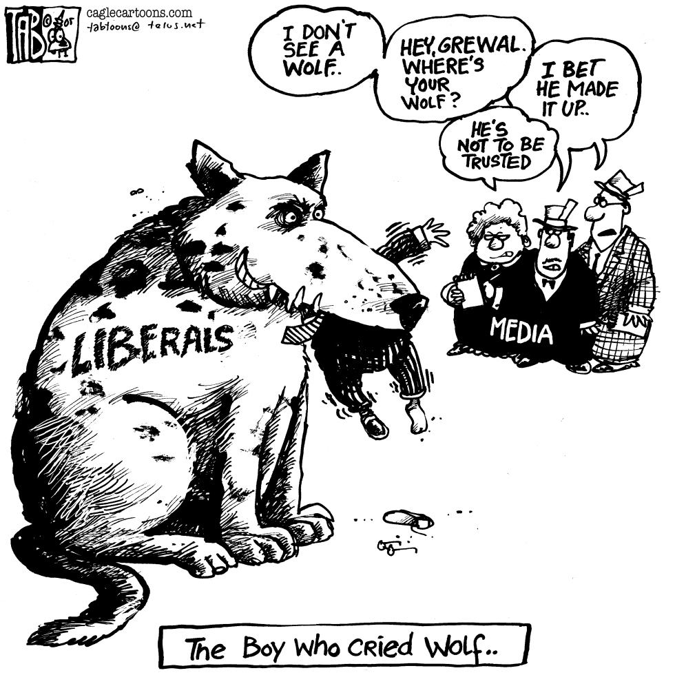 CANADA The boy who cried wolf