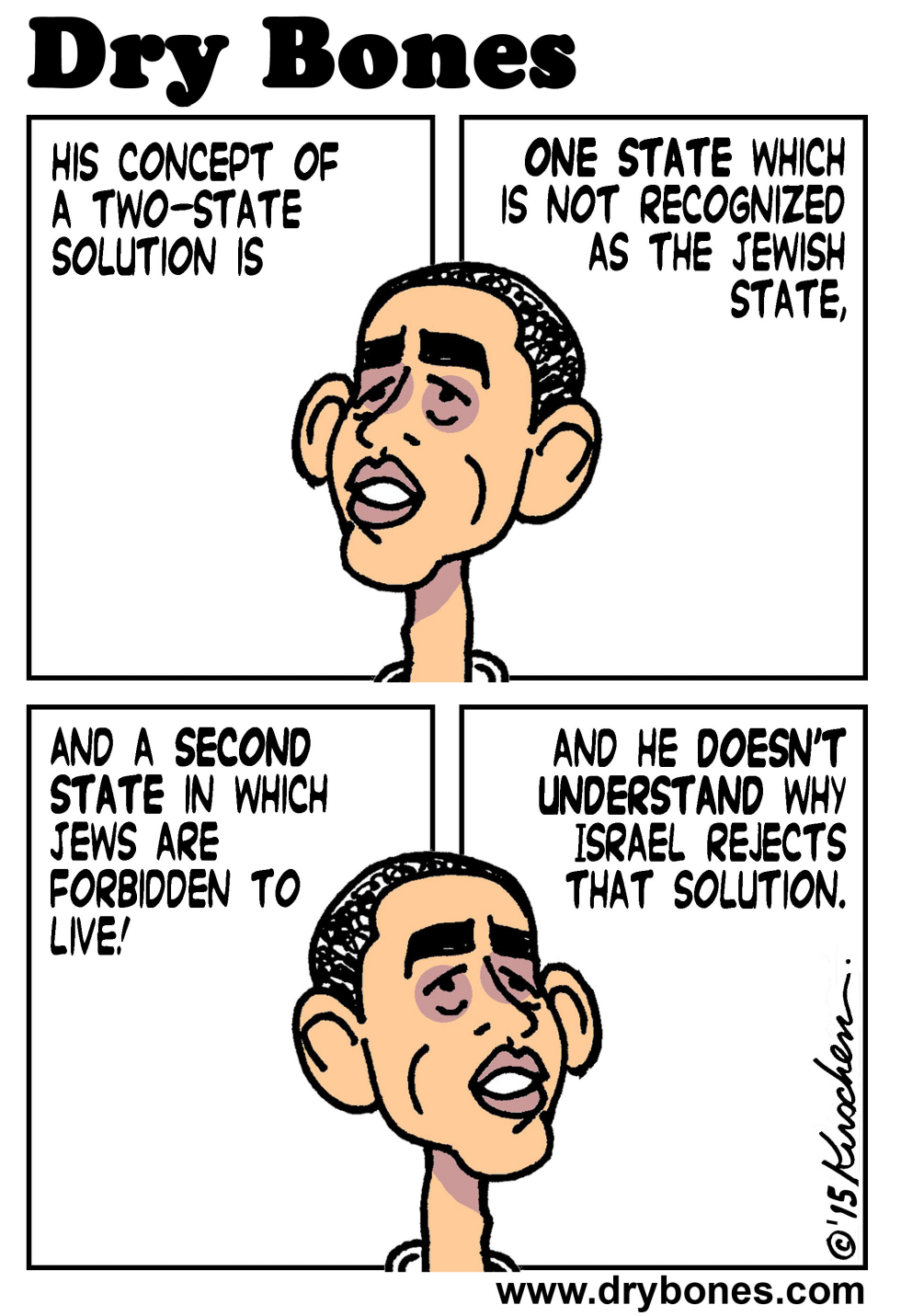  OBAMA'S TWO-STATE SOLUTION by Yaakov Kirschen