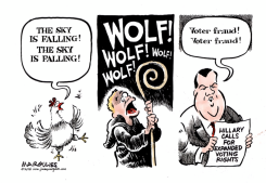 CHRISTIE WARNS OF VOTER FRAUD by Jimmy Margulies