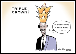 OBAMA TRIPLE CROWN by J.D. Crowe