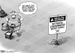 NITRATE ADVISORY by Nate Beeler