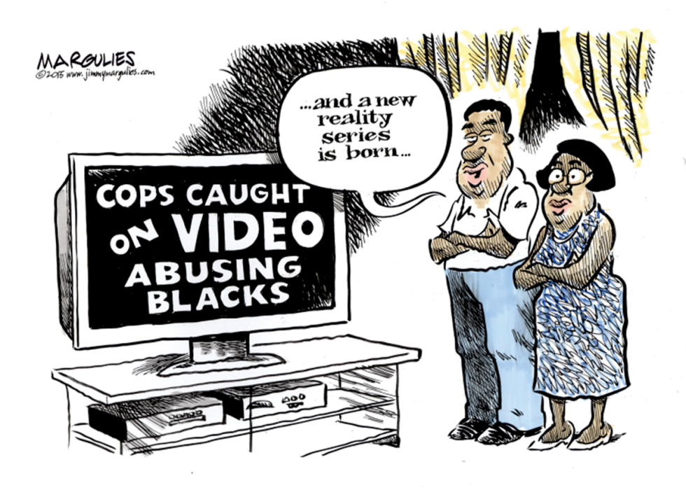 Cops mistreatment of blacks color