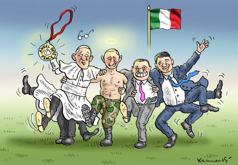 PUTIN VISITS ITALY
