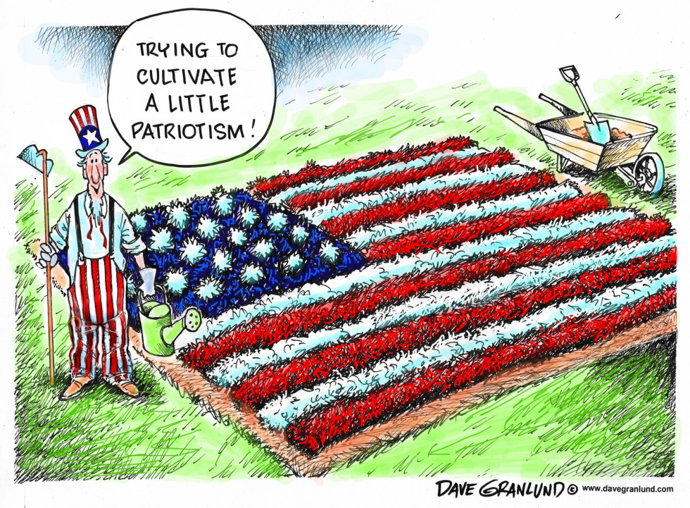  PATRIOTISM AND FLAG DAY by Dave Granlund