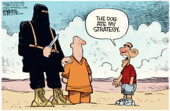 OBAMA ISIS STRATEGY  by Rick McKee