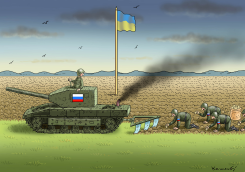 PUTIN WANTS ONLY HELP by Marian Kamensky
