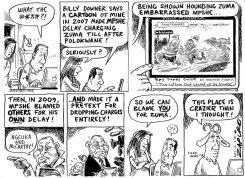 BLAME THE CARTOONIST by Zapiro