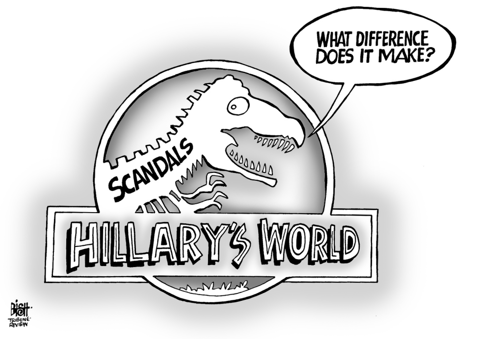 HILLARYASAURUS, B/W