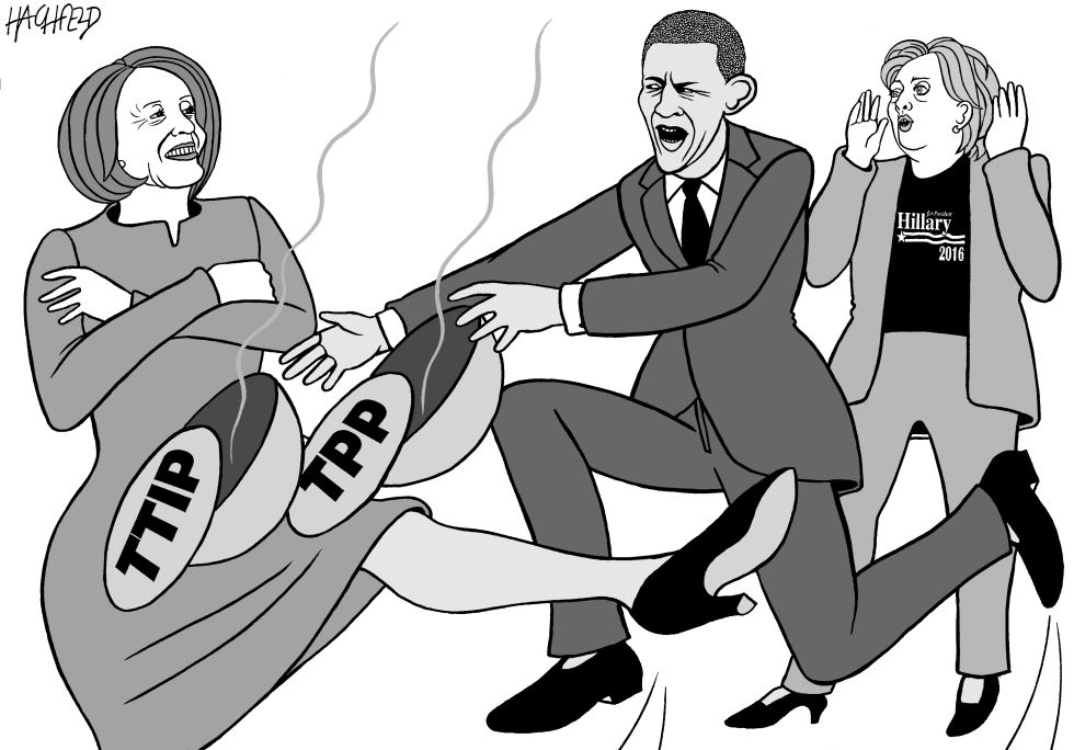 Nancy, Barack, Hillary