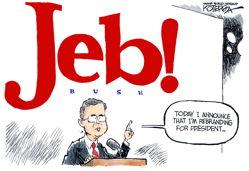  REBRANDING JEB by Jeff Koterba