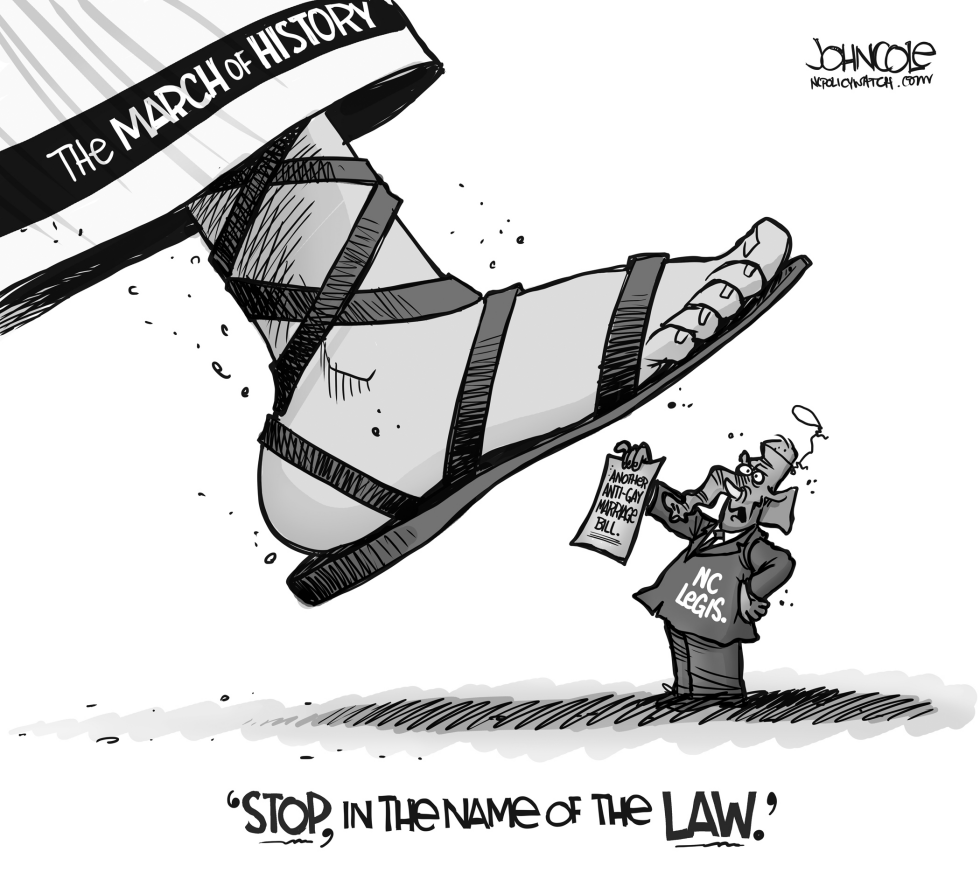 LOCAL NC -- Legislature and gay rights BW