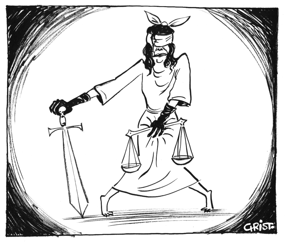 Dancing Justice - BW
